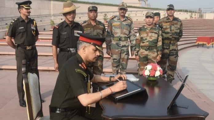 Lieutenant General D.P. Pandey was the first director general of the Territorial Army | File Photo | Twitter: @adgpi