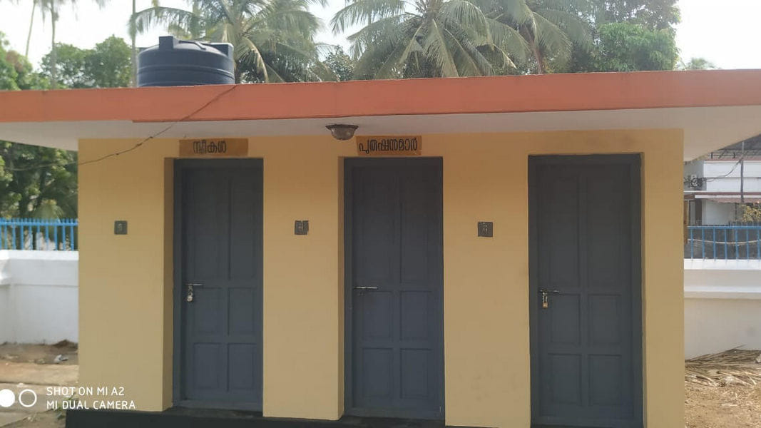The toilets after the sign for Brahmins was removed | By special arrangement