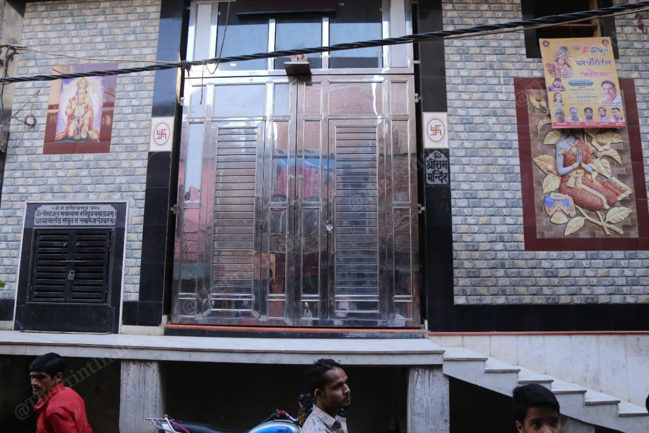 The temple in Mustafabad that Saifi had been guarding every night since the last two weeks. | Manisha Mondal | ThePrint