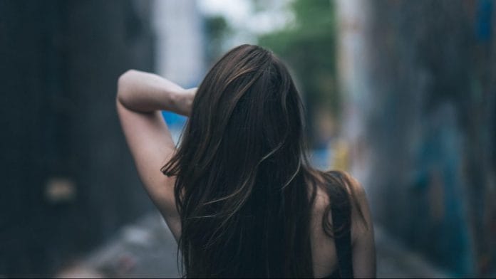 Women with long hair