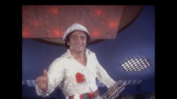 Actor Rishi Kapoor in a still from the film Hum Kisisi Kum Naheen.