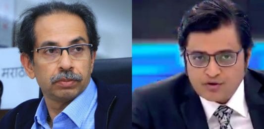 Uddhav Thackeray (L) and Arnab Goswami (R) | ThePrint