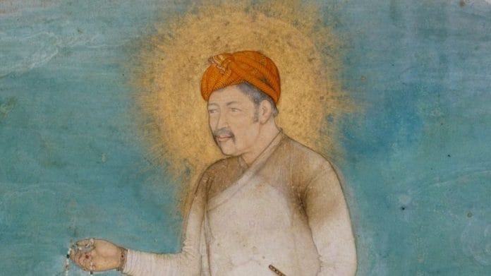 Painting of Akbar, 1630 | Met Museum | Wikimedia Commons