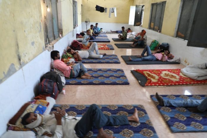 At a UP quarantine facility | By special arrangement