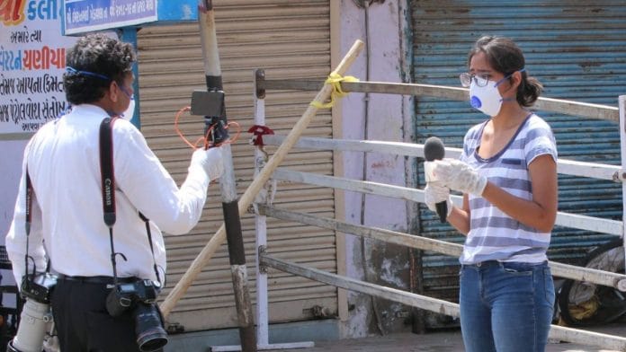 National Photo Editor Praveen Jain and Reporter Simrin Sirur