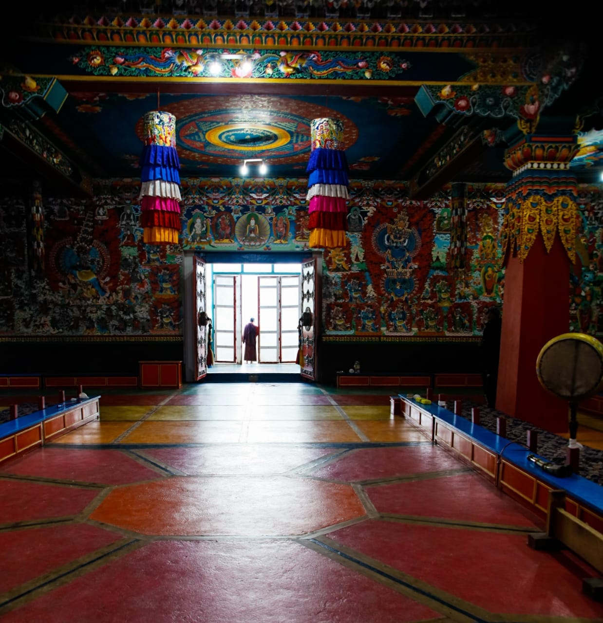 A lama at the door of the Khimney monastery in Tawang, Arunachal Pradesh | Vinay Sheel Oberoi