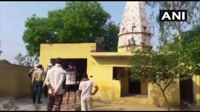 The Shiva temple at Pagona village in Bulandshahr, Uttar Pradesh, where the two saints were killed