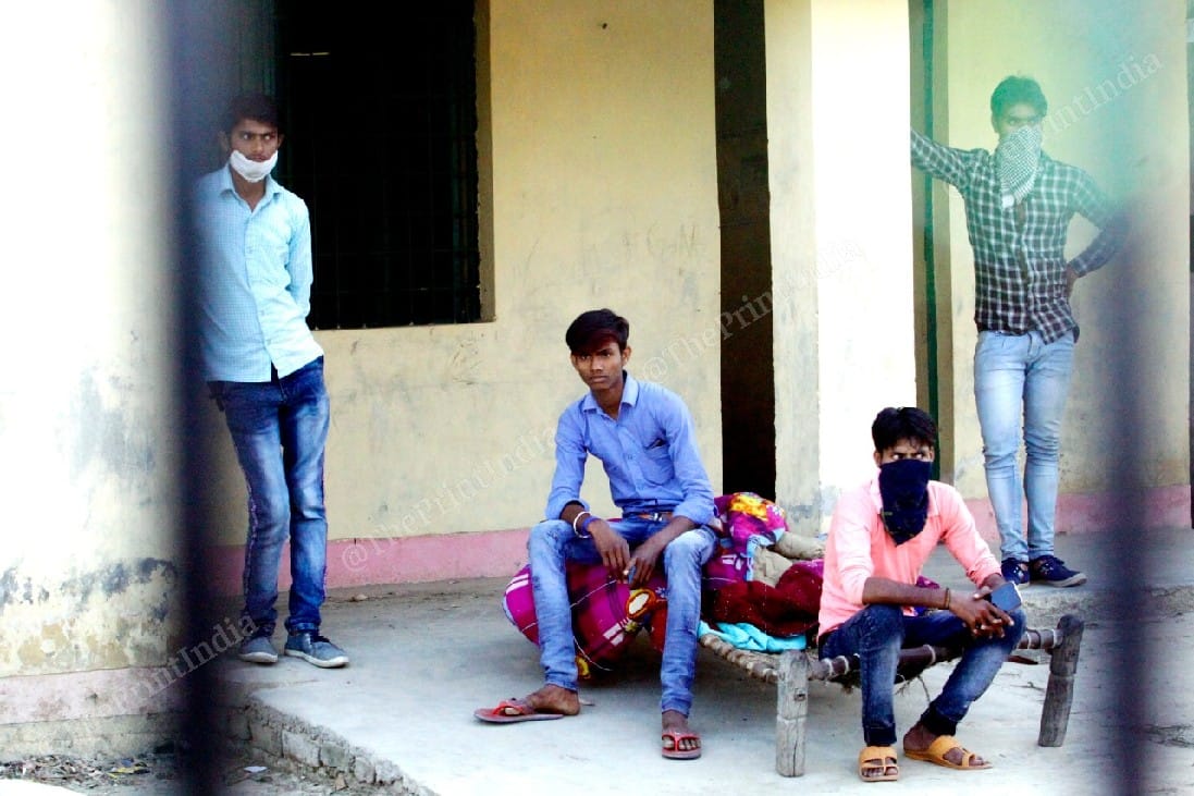 The men sleep on mattresses that they have brought from home | Photo: Praveen Jain | ThePrint