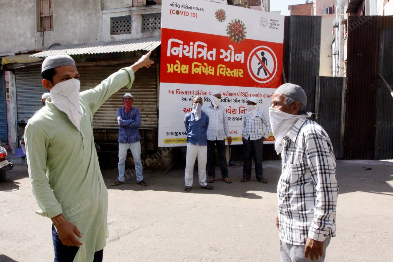 Akbar Haji Mohammed Kholiyawala in Ahmedabad's Jamalpur locality. | Photo: Praveen Jain/ThePrint