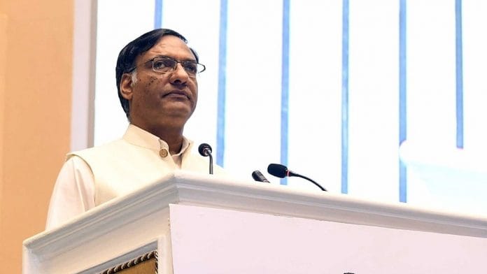 A file photo of Department of Science and Technology secretary Ashutosh Sharma. | Photo: Commons