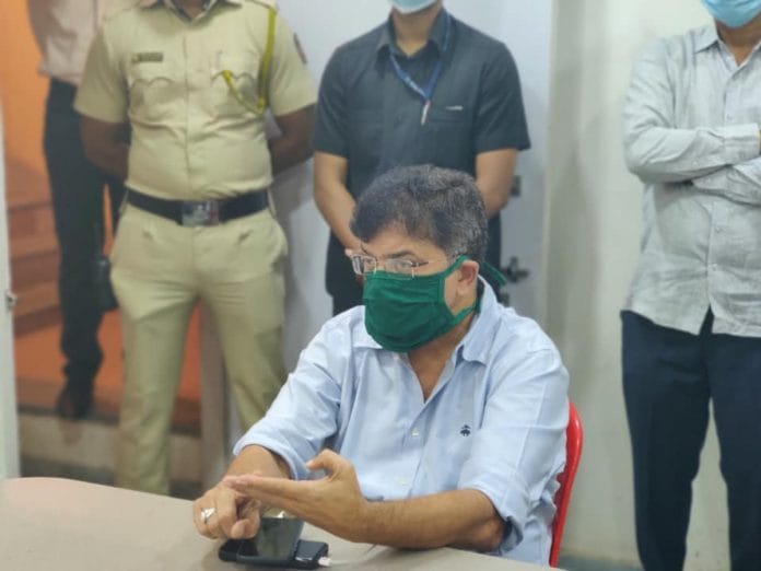 Maharashtra Housing Minister Jitendra Awhad in a meeting. Photo | Facebook