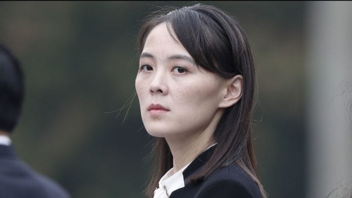 Kim Yo Jong, sister of North Korean leader Kim Jong Un, attends a wreath laying ceremony at the Ho Chi Minh Mausoleum in Hanoi, Vietnam. | Photographer: Jorge Silva/Reuters | Bloomberg