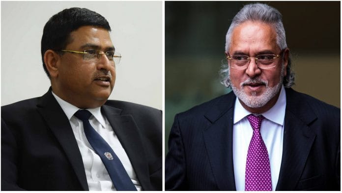 Fugitive industrialist Vijay Mallya and former CBI special director Rakesh Asthana (L)