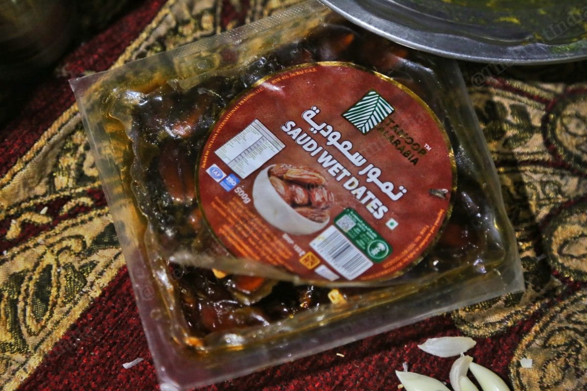The dates for the first time in this Ramzan | Photo: Manisha Mondal | ThePrint