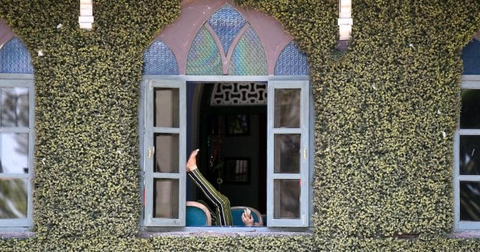 Representational image | A man rests in a closed Mumbai restaurant, during the ongoing nationwide lockdown | PTI