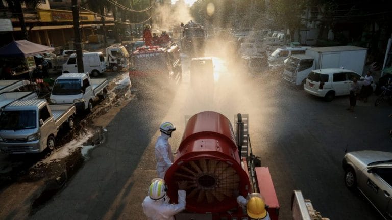 DIY lockdowns and barricades: How Myanmar’s poorest took virus fight into their own hands