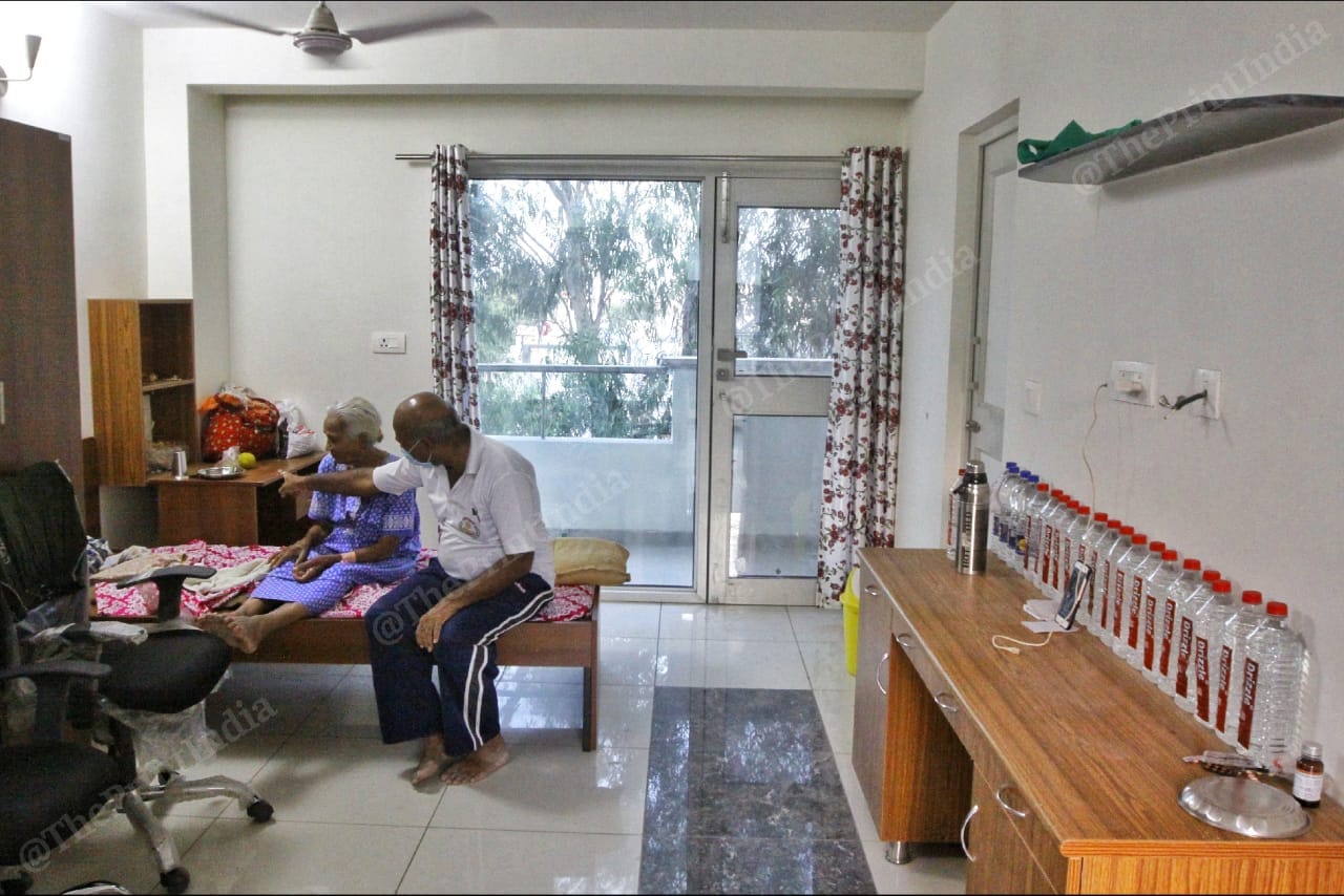 Even after Parekh was cured he decided to stay with his mother | Photo: Praveen Jain | ThePrint