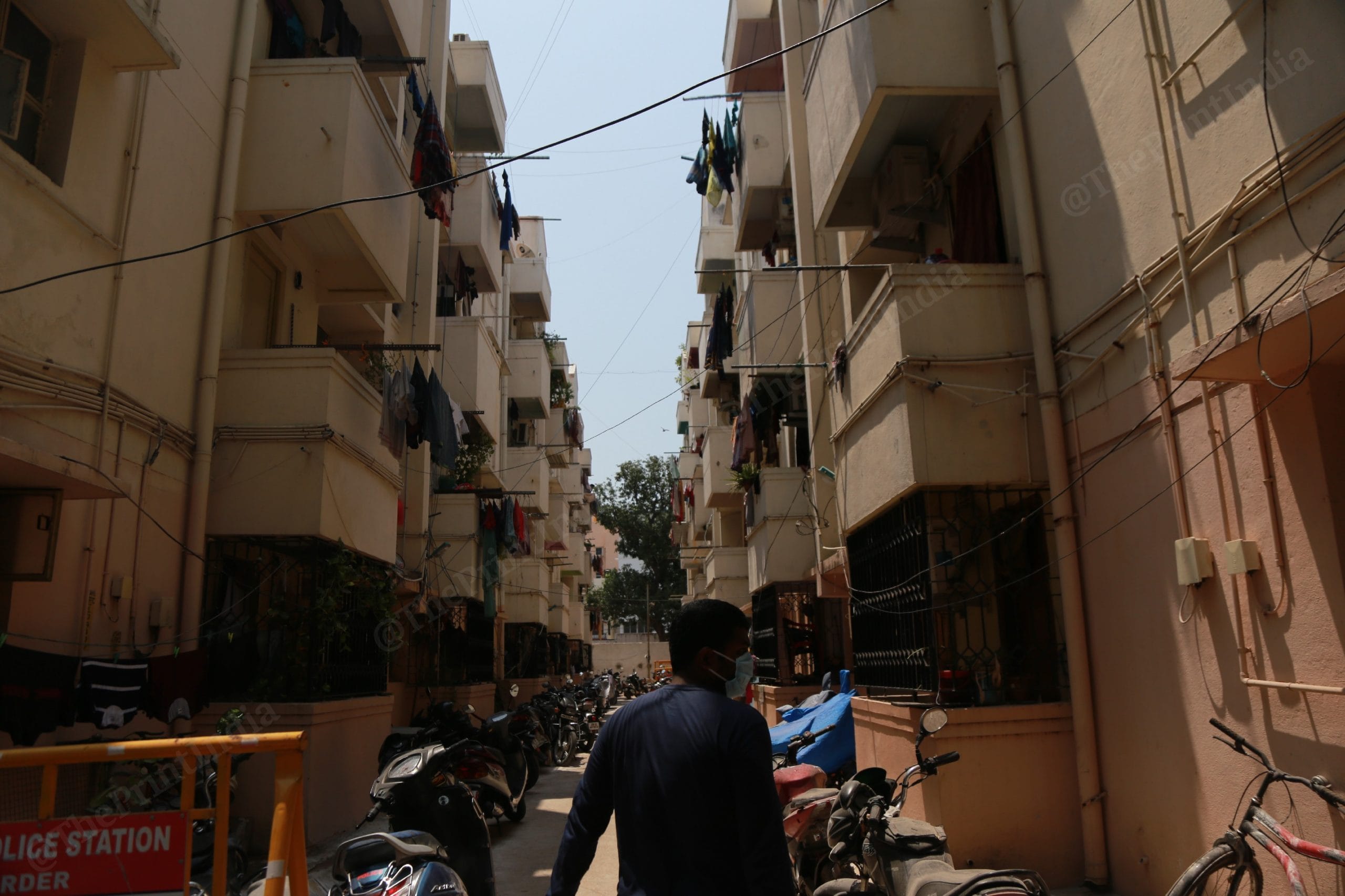 The police quarters in Triplicane were sealed two months ago, in Chennai | Manisha Mondal | ThePrint