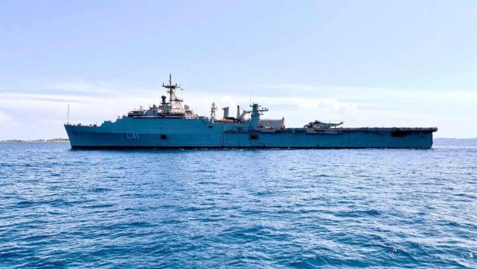 INS Jalashwa enters Male port Thursday | ANI