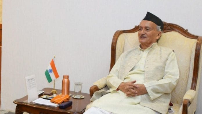 File photo of Maharashtra governor B.S. Koshyari | PTI