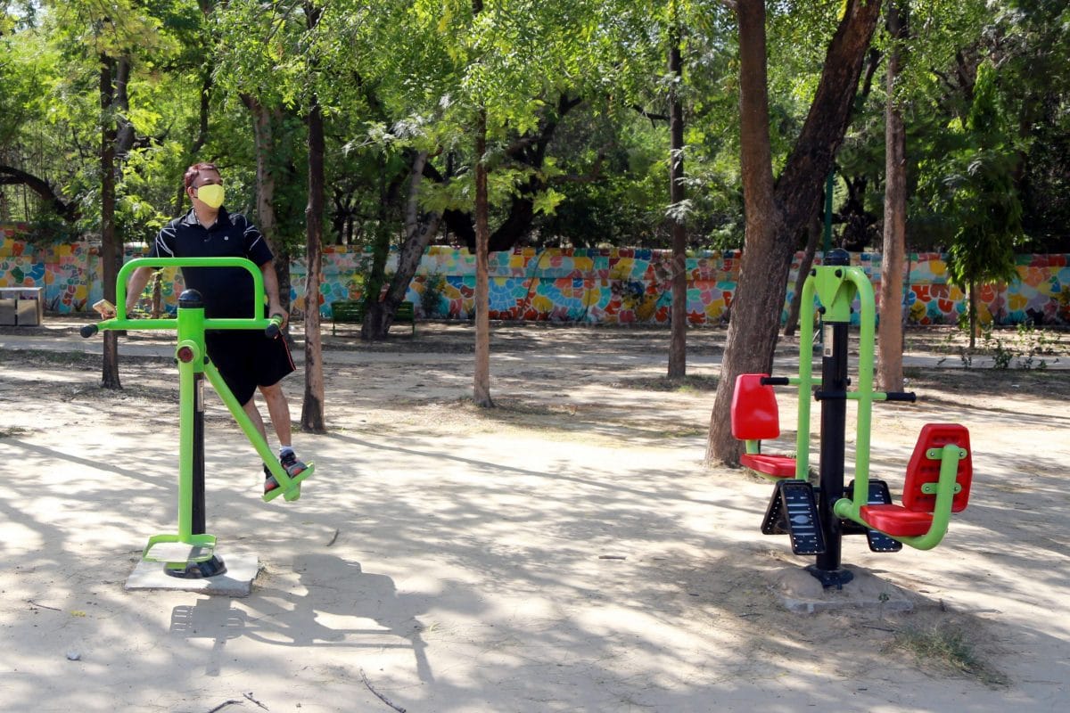 Open gym should not be used after relaxation | Photo: Manisha Mondal | ThePrint