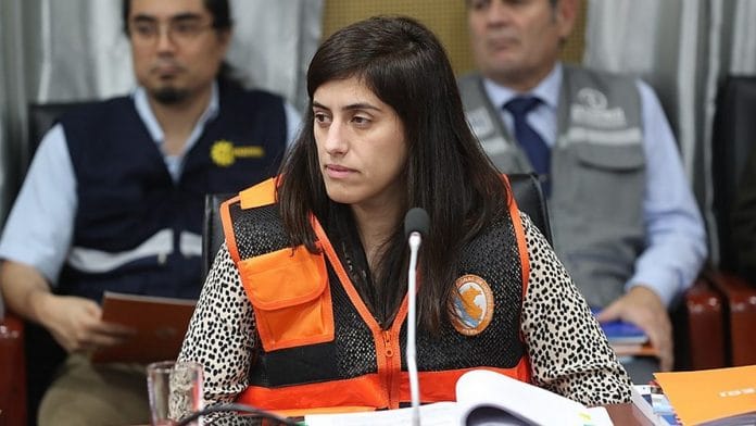 File photo of Peru's Finance Minister Maria Antonieta Alva