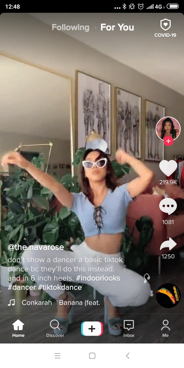 A screenshot from a TikTok video