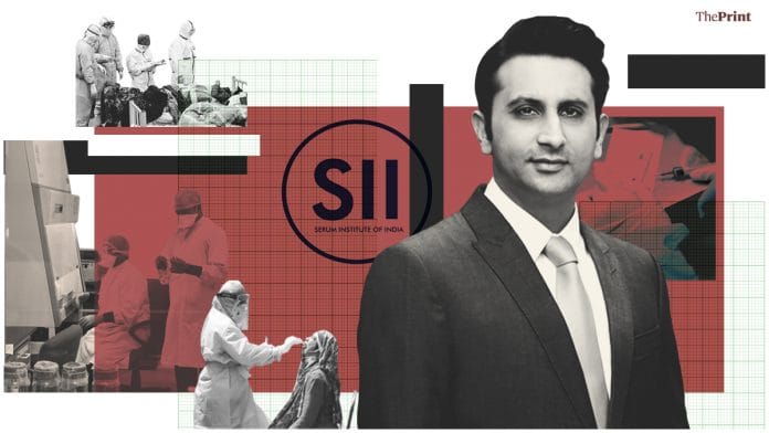 Serum Institute of India chief executive officer Adar Poonawalla. | Illustration: ThePrint Team