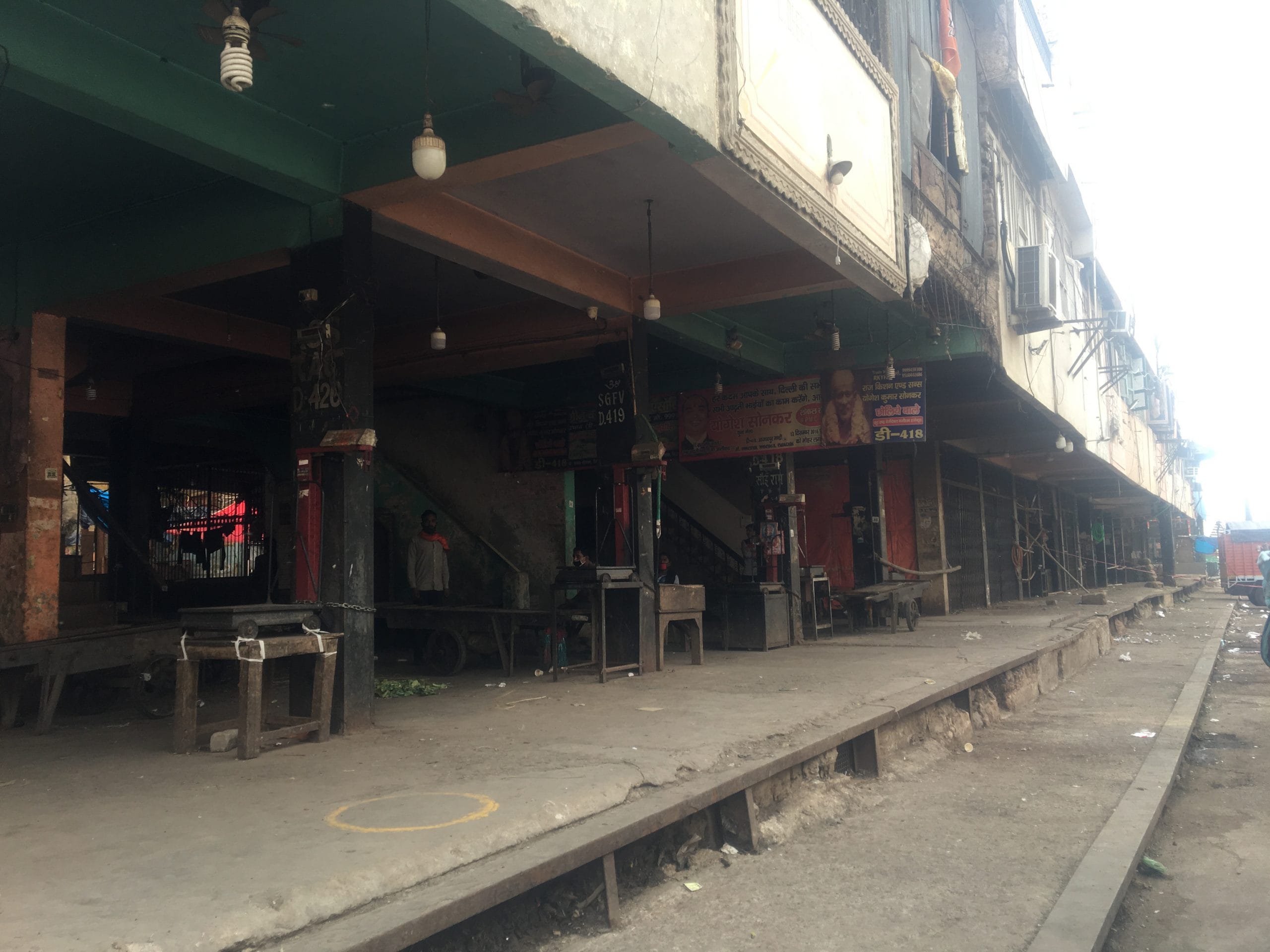 Deserted lanes in Azadpur Mandi. | Photo: Sravasti Dasgupta/ThePrint