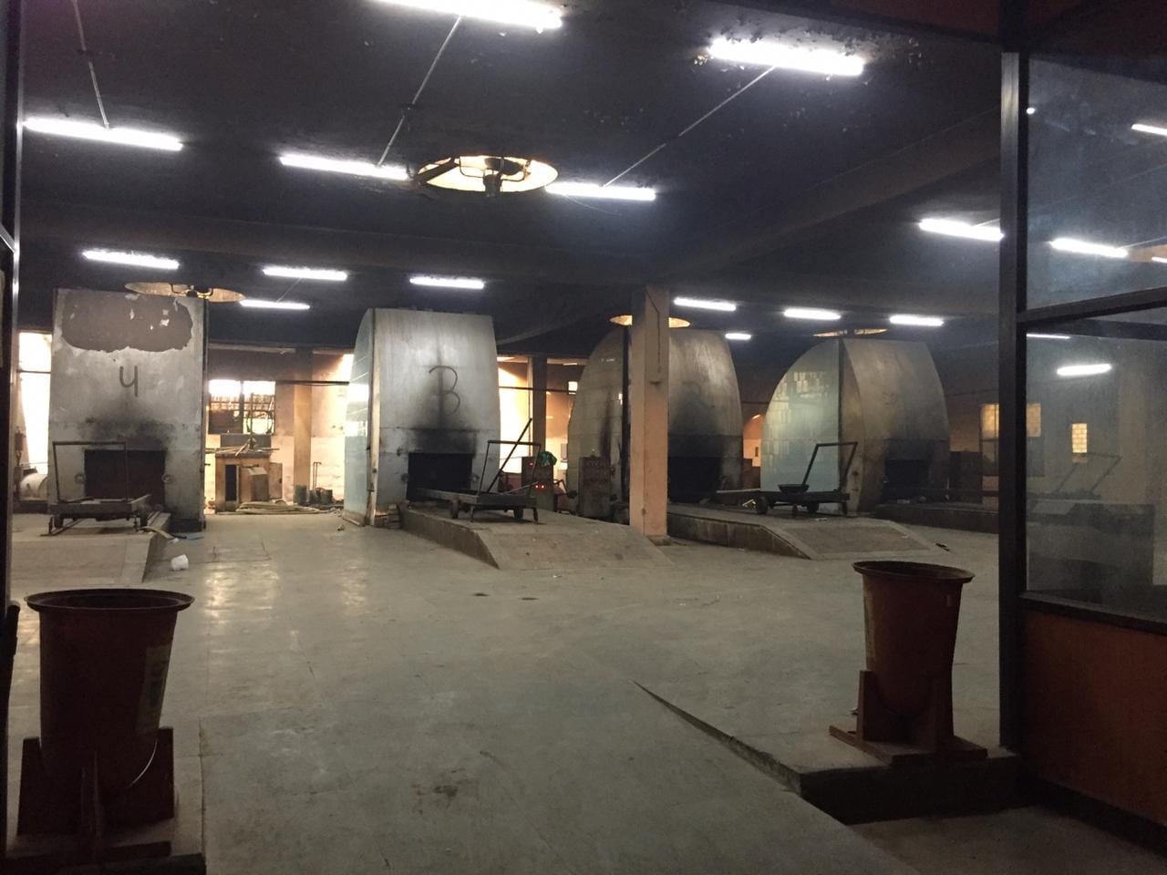 CNG incinerators for Covid-19 patients at Nigam Bodh Ghat | Photo: Sravasti Dasgupta | ThePrint