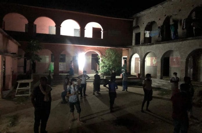 Nepalese migrants at a quarantine centre in Sitamarhi, Bihar | Jyoti Yadav | ThePrint