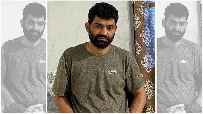 Tariq Ahmed Mir, the former sarpanch from Shopian district of J&K arrested Thursday for Hizbul links | By special arrangement