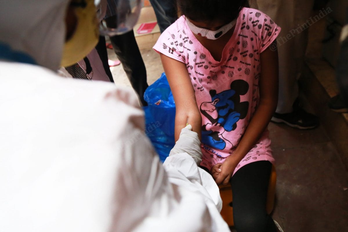 As per the rules, after the blood samples are taken, the syringe is immediately destroyed | Manisha Mondal | ThePrint