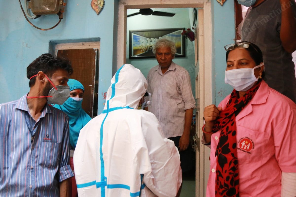 The health ministry and Delhi government are jointly carrying out the survey | Photo: Manisha Mondal | ThePrint