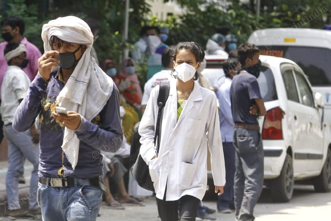 Doctors at LNJP hospital say staff shortage is acute, and the situation will only get worse as more Covid cases occur | Praveen Jain | ThePrint