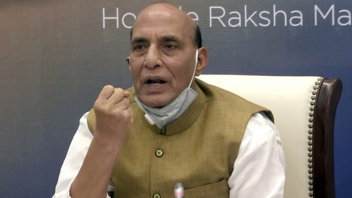 Union Defence Minister Rajnath Singh | Photo: ANI