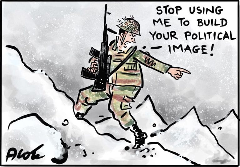 Army’s plea to politicians and PM Modi’s pointless hugs