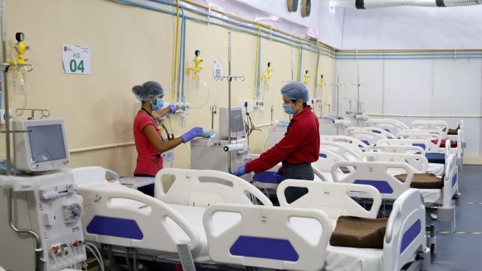 A Covid-19 hospital at Saket in Thane