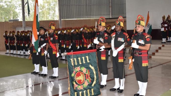 A file photo of Bihar Regiment soldiers. | By special arrangement | ThePrint