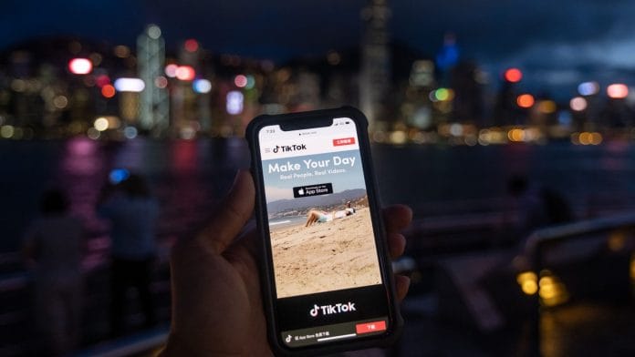 The TikTok app. | Photographer: Roy Liu | Bloomberg