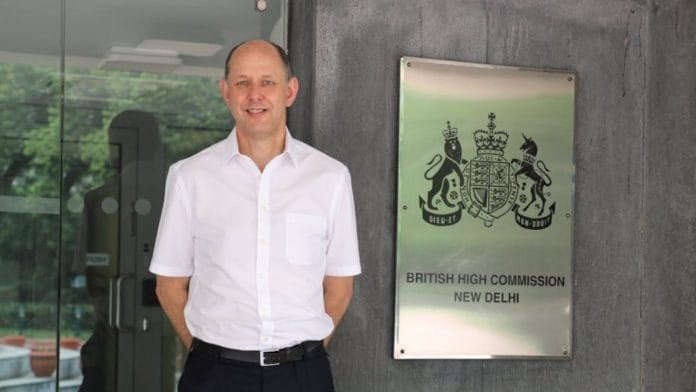 British High Commissioner to India Philip Barton | Twitter | @PhilipRBarton