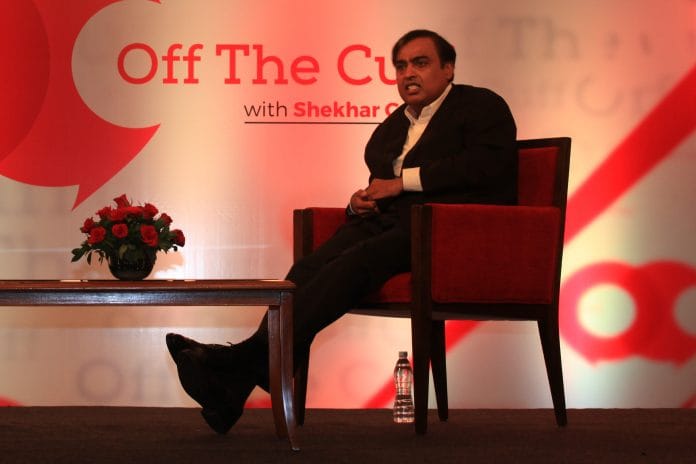 Mukesh Ambani at ThePrint Off the Cuff