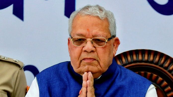 File image of Rajasthan Governor Kalraj Mishra | Photo: ANI