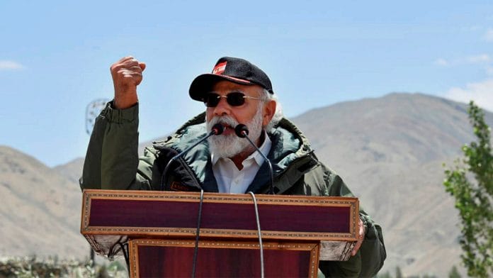 Modi in Ladakh