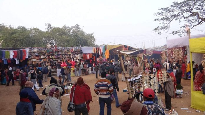 Poush Mela at Visva-Bharati University, Shantiniketan | Photo: Wikipedia Commons