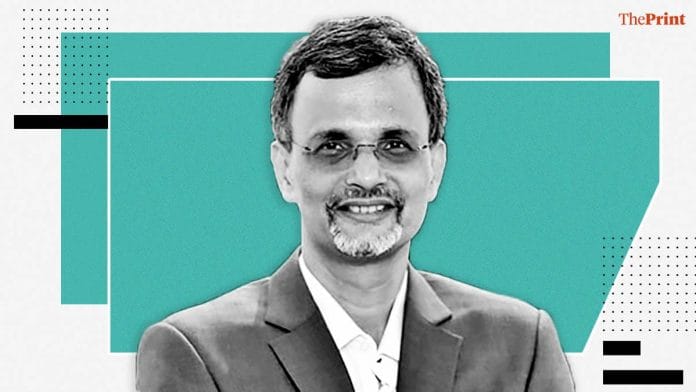 V. Anantha Nageswaran, member of the Prime Minister's Economic Advisory Council | Image: krea.edu.in | ThePrint Team