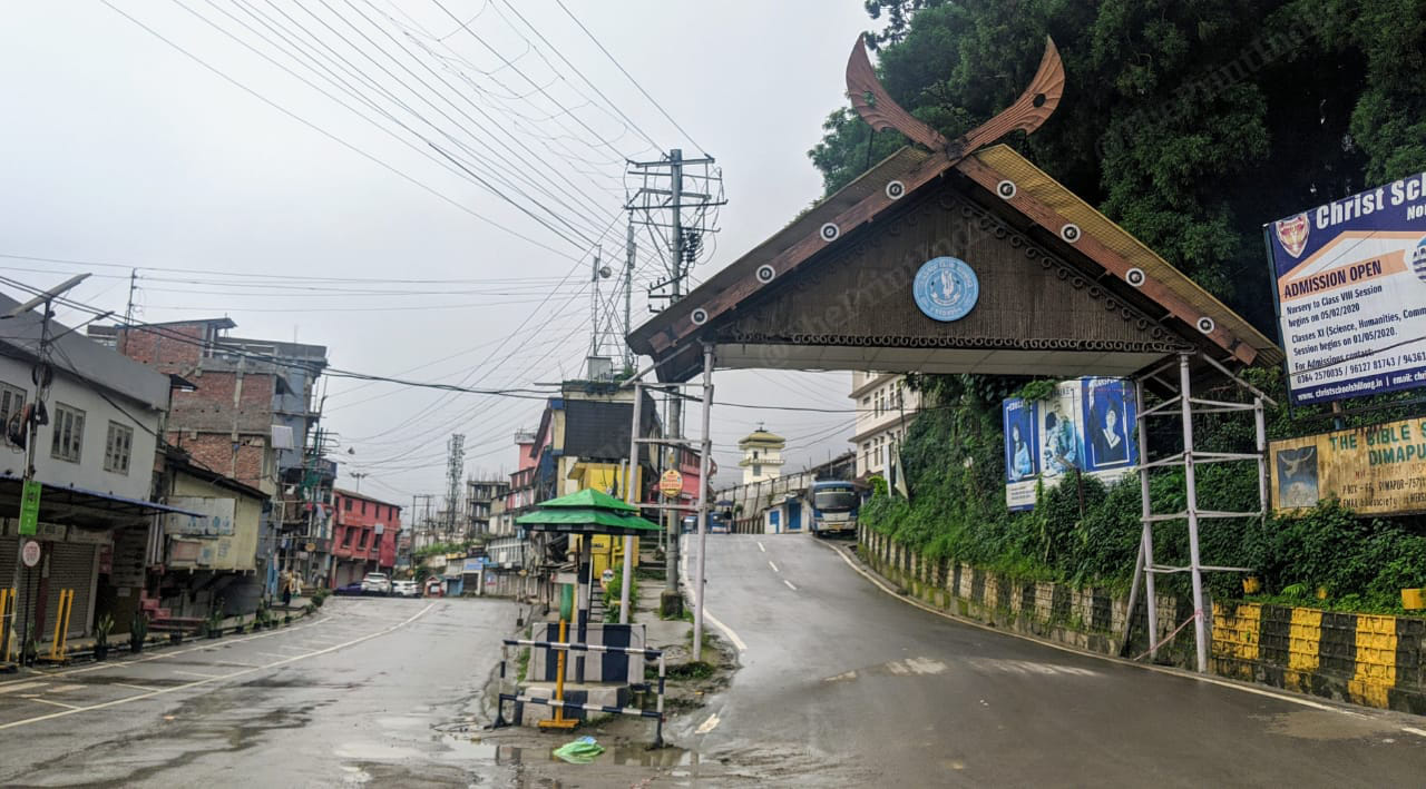 Movement and gathering of people in public places within their residential areas are prohibited | Photo: Yimkumla Longkumer | ThePrint 
