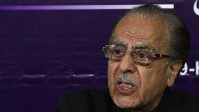 A file photo of Congress leader Saifuddin Soz. | Photo: ANI