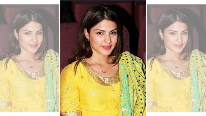 File photo of actor Rhea Chakraborty | Wikimedia Commons