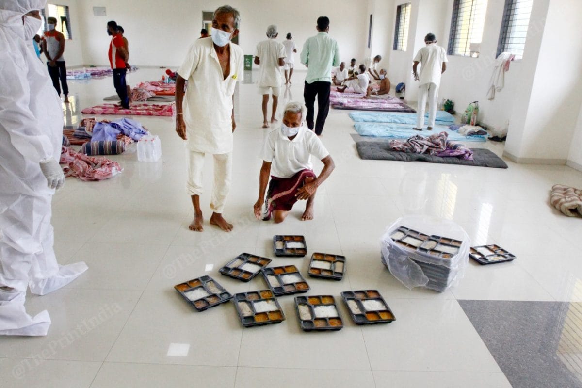 The health officials, who are on duty in the guest house in two shifts provide food and other essentials to the prisoners | Photo: Praveen Jain | ThePrint